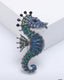 SEAHOURSE BROOCH