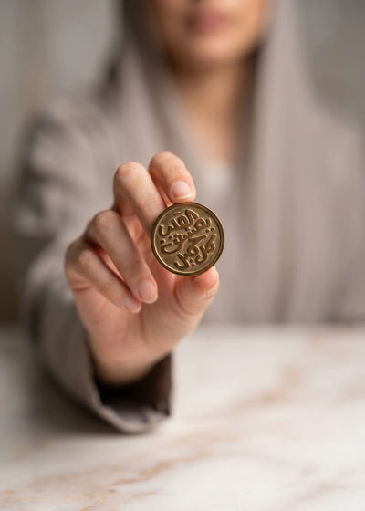 CLASSIC LOVE COIN BROOCH
