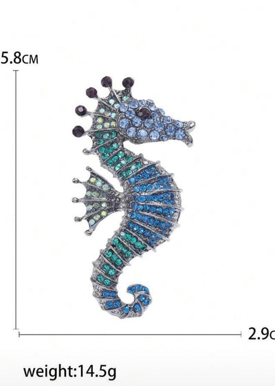 SEA HORSE BROOCH