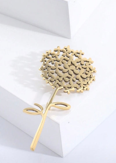 DANDELION FLOWER BROOCH