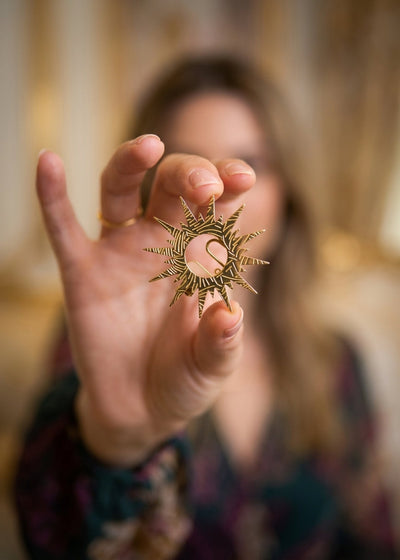 SUN BROOCH