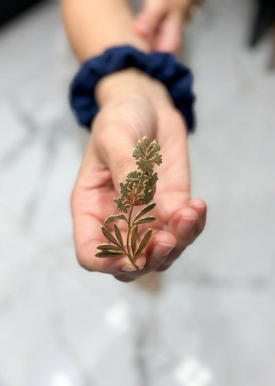 LUPINE FLOWER BROOCH