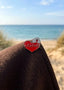 HEARTBEAT LINE ENAMEL PIN