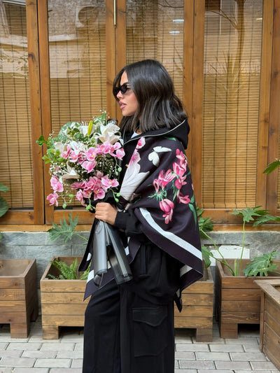 MUHRA BLACK SIGNATURE SCARF