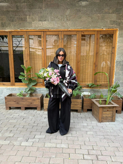 MUHRA BLACK SIGNATURE SCARF
