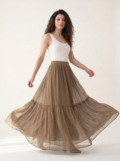 WILLOW CHIFFON SKIRT