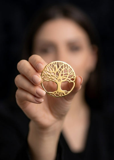 MINIMAL TREE BROOCH