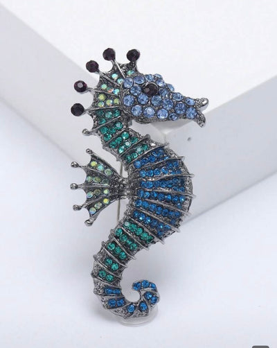 SEAHOURSE BROOCH