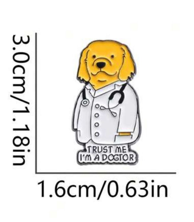 DOG DOCTOR BROOCH Secondary image