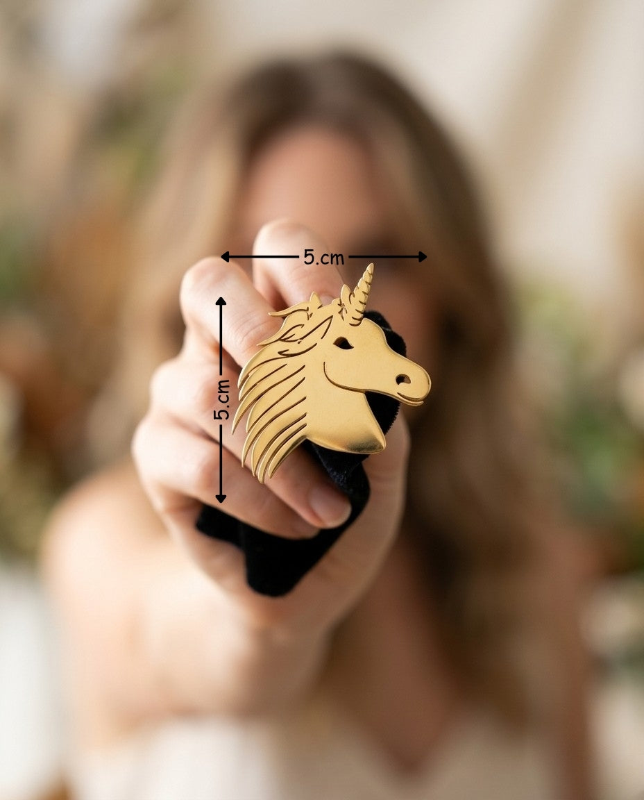 UNICORN BROOCH