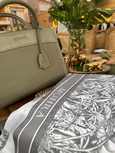 MUHRA GRAY SIGNATURE SCARF