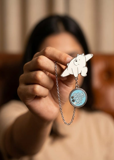 ICE BEAR ENAMEL PIN