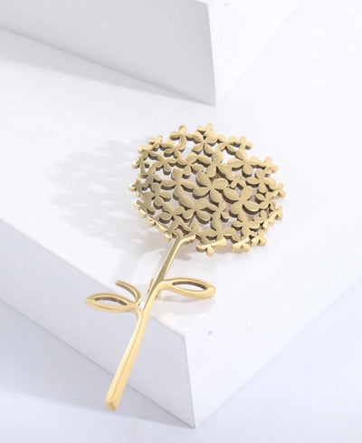 DANDELION FLOWER BROOCH