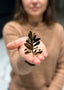OLIVE LEAF BROOCH