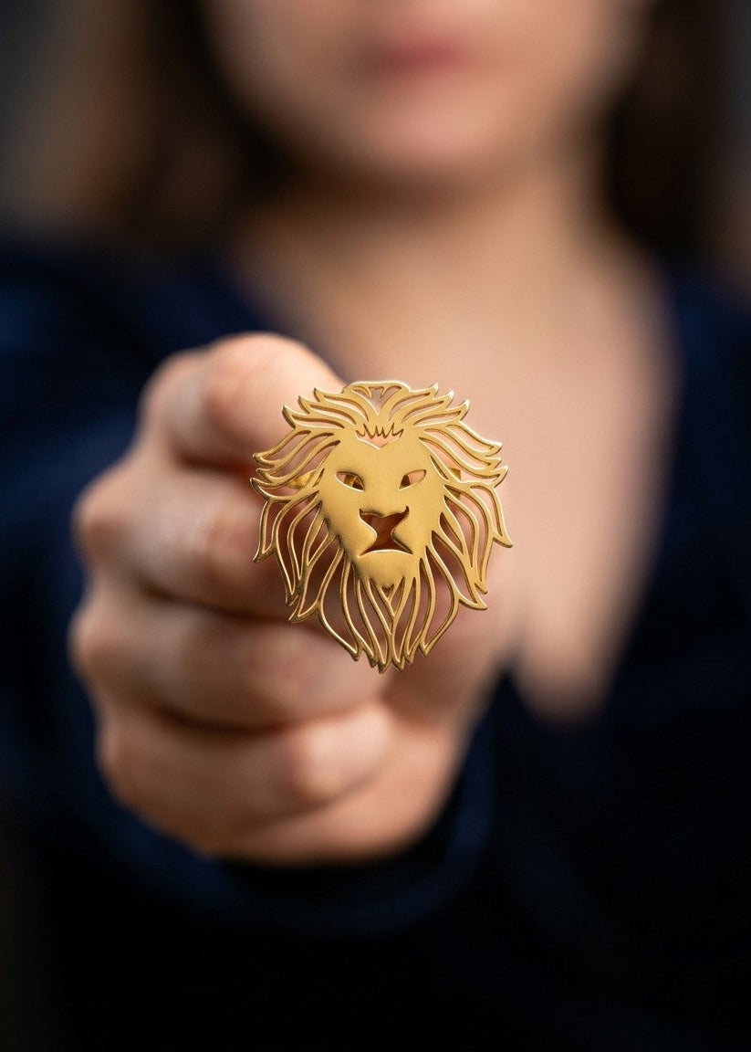 LION BROOCH
