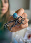 SPARKLING OCTOPUS BROOCH