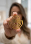 GEOMETRIC MAZE BROOCH