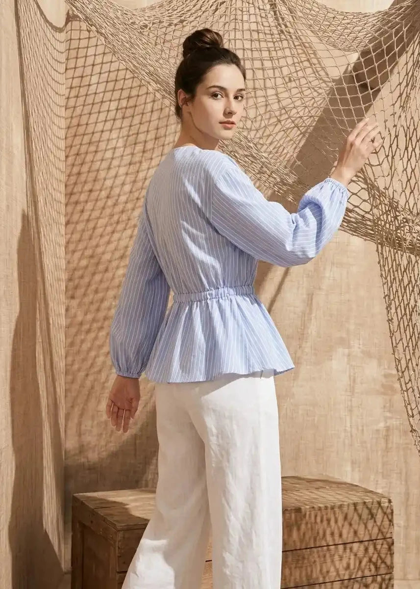 Striped blue 4
