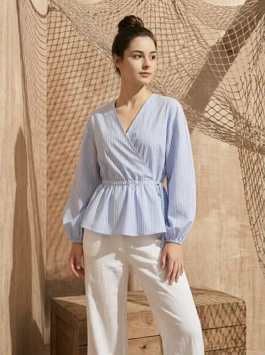 Striped blue 1