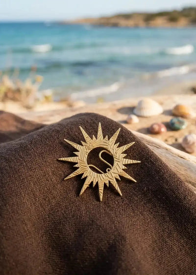 SUN BROOCH