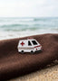AMBULANCE CAR ENAMEL PIN