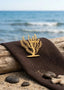 CORAL BRANCH BROOCH