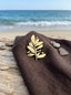 OLIVE LEAF BROOCH