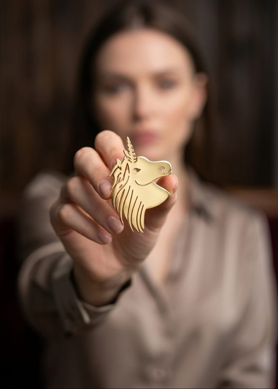 UNICORN BROOCH