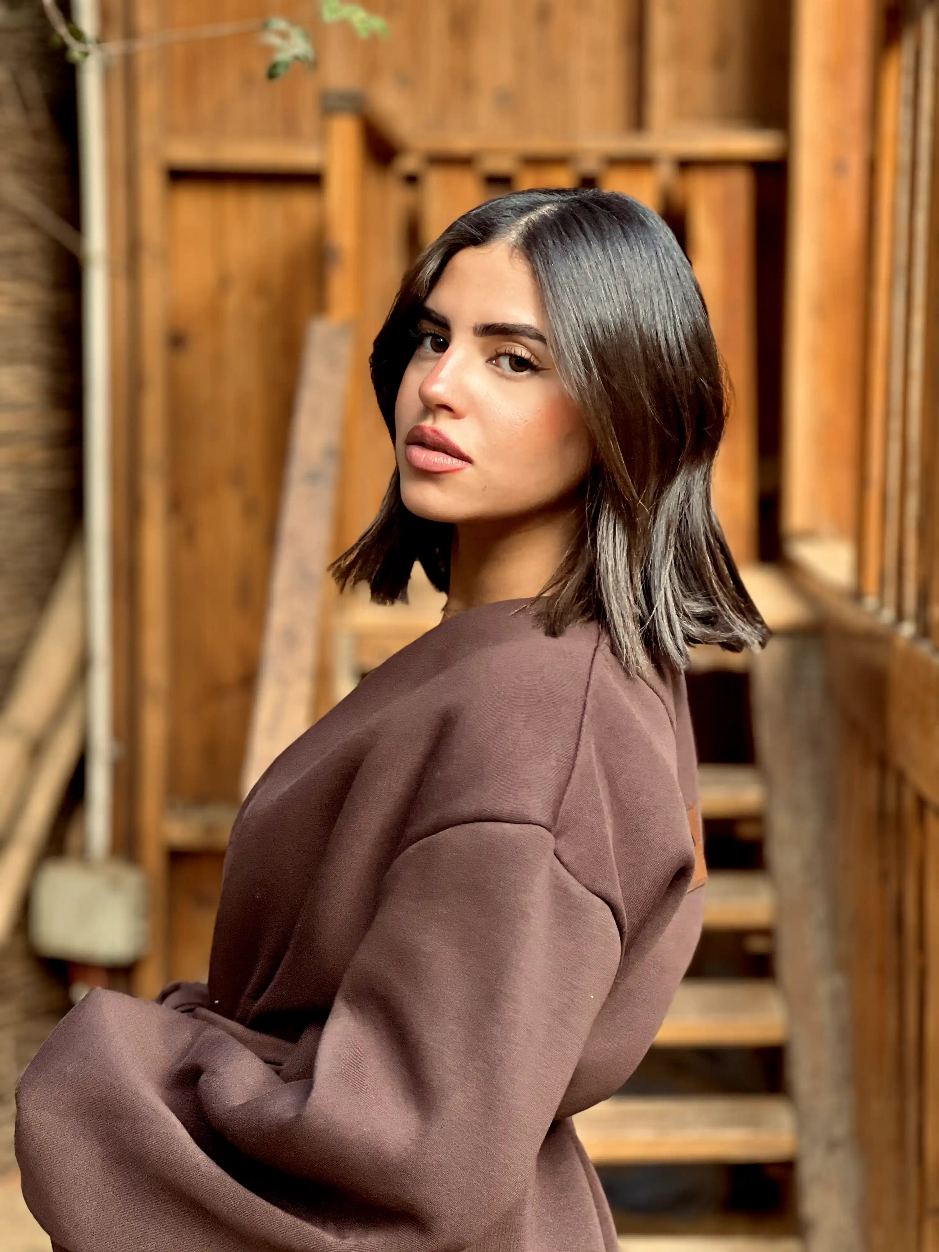 brown