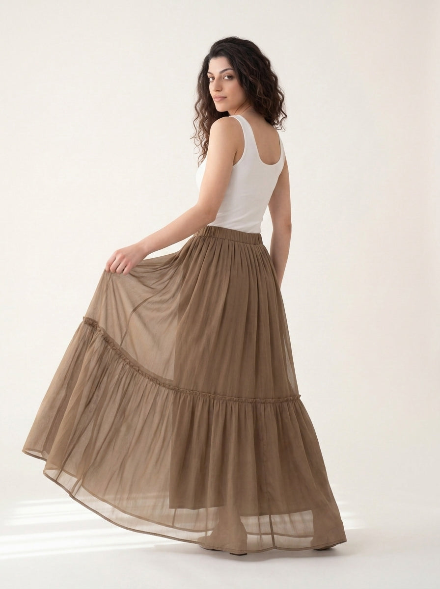 WILLOW CHIFFON SKIRT